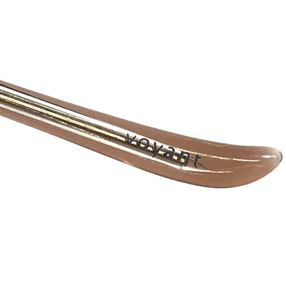 Voyant Eyeglasses Frames NEVA 5061 301 Clear Brown Gradient Matte Gold 50-17-128